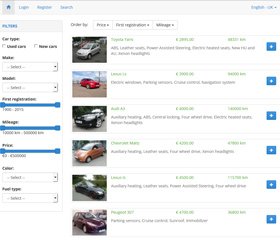 Auto Classifieds Script Demo 