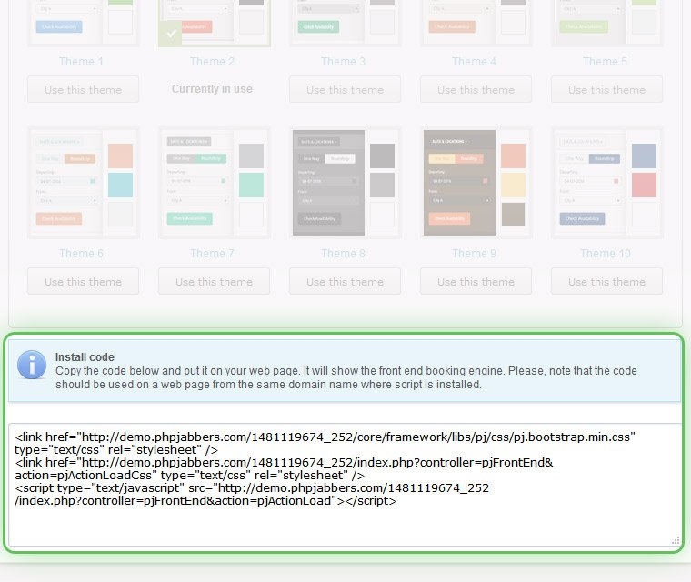 Bus ticket reservation system install