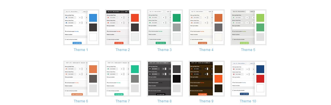 Color theme options