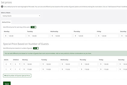  Rates and price management