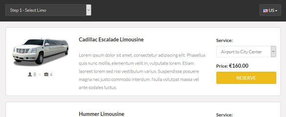 Limo Booking Software Demo 