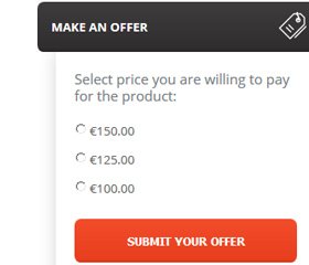 Make An Offer Widget Demo 