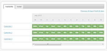 Multiple Online Booking Calendars