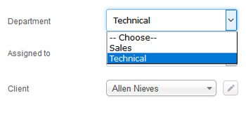 Assign Department And Operator