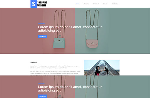 Shopping Website Template