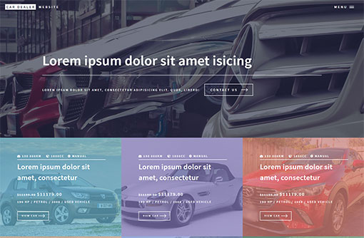 Car Dealer Website Template