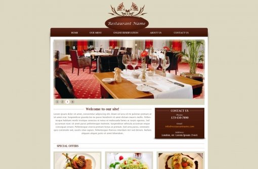 Restaurant Website Template