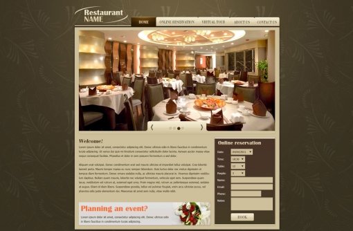 Restaurant Website Template