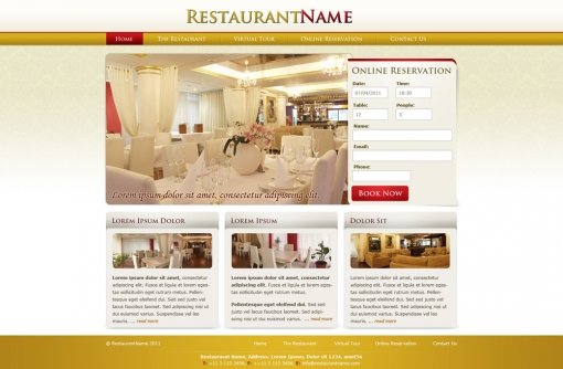 Restaurant Website Template