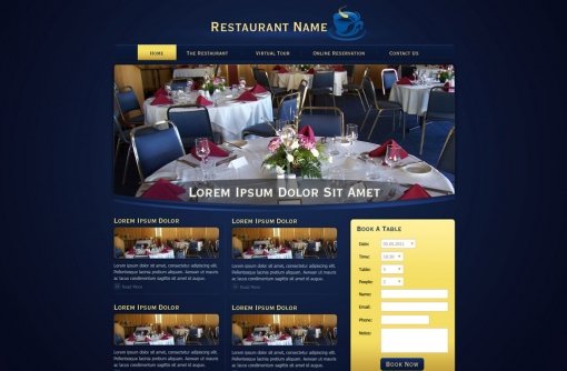 Restaurant Website Template