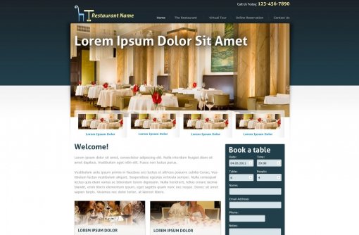 Restaurant Website Template