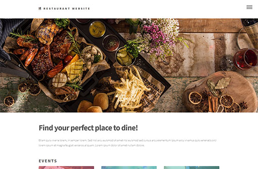 Restaurant Website Template