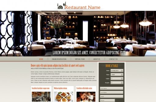 Restaurant Website Template