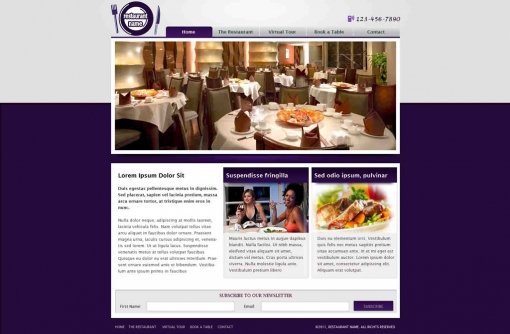 Restaurant Website Template