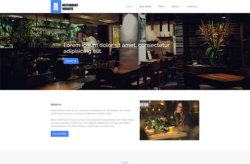 Restaurant Website Template