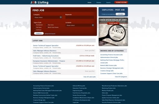 Job Seacrh Web Template