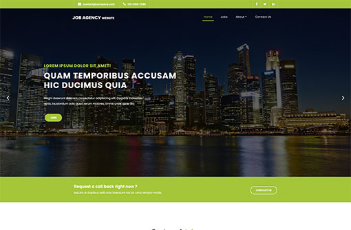 Job Seacrh Web Template