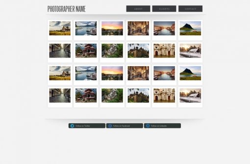 Photography Website Template