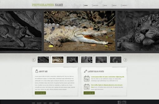 Photography Website Template