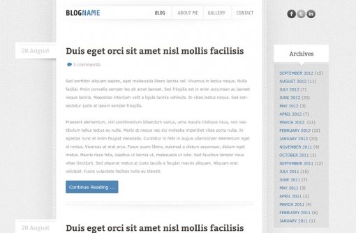 Blog Template