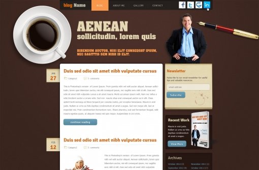 Blog Website Template