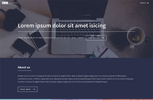 Blog Website Template