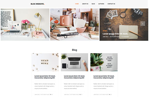 Blog Website Template