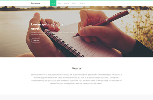 Blog Template