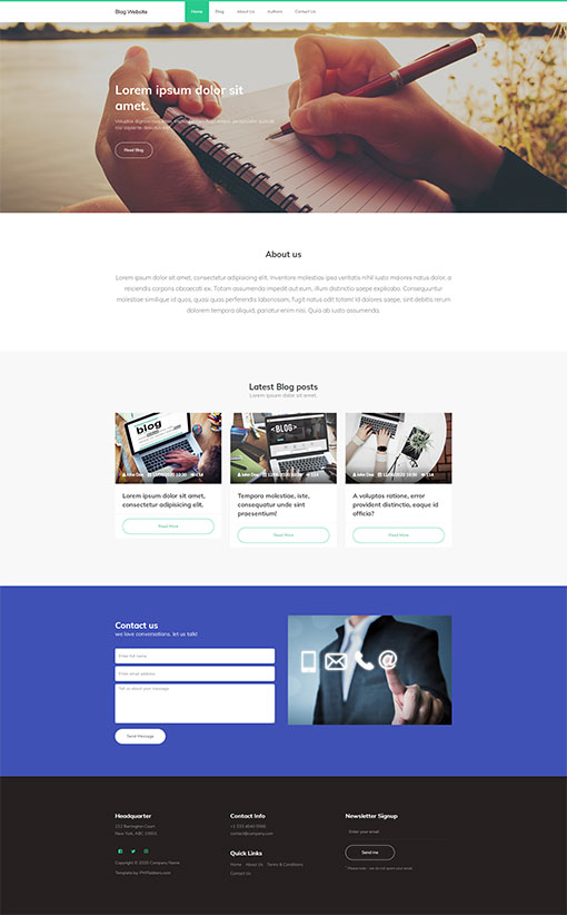 Blog Template 176