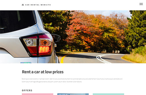 Car Rental Template