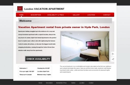 Vacation Rental Website Template