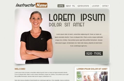 Fitness Website Template