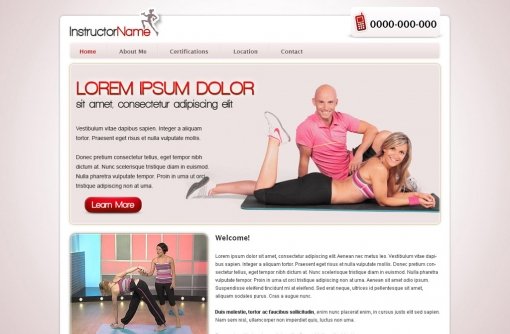 Fitness Website Template