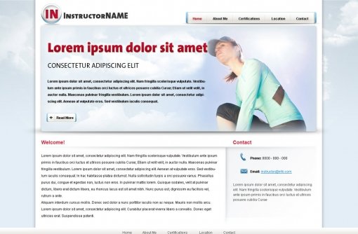 Fitness Website Template