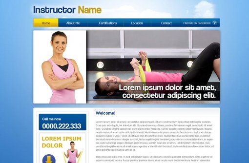 Fitness Website Template