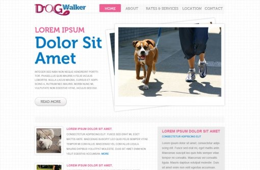 Dog Walker Template