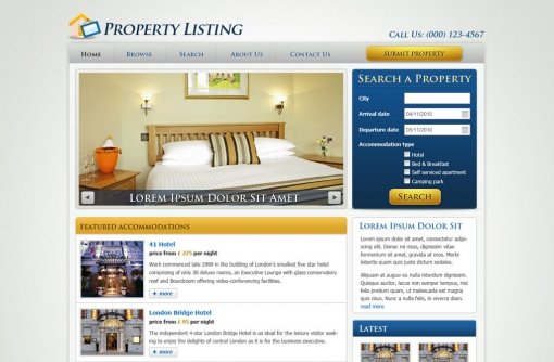 Real Estate Website Template