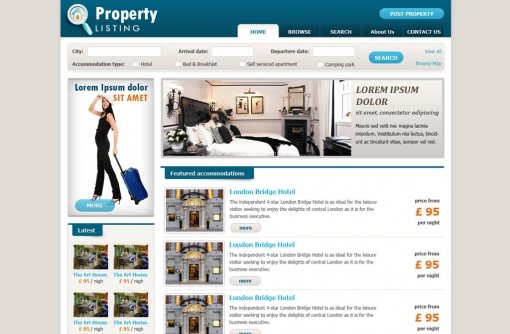 Real Estate Website Template