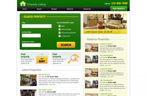 Real Estate Website Template