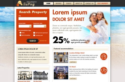 Real Estate Website Template