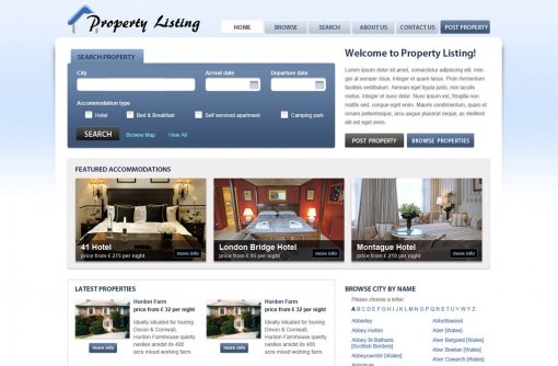 Real Estate Website Template