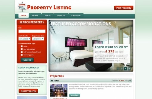 Real Estate Website Template