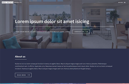 Real Estate Website Template