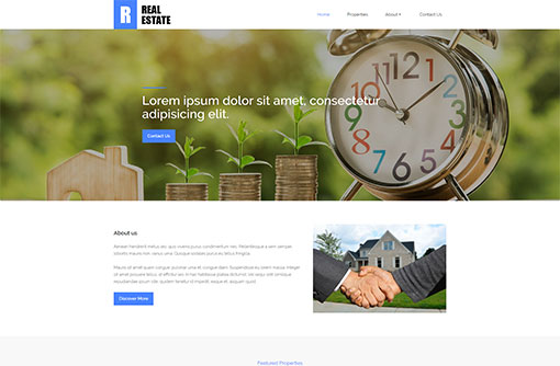 Real Estate Website Template