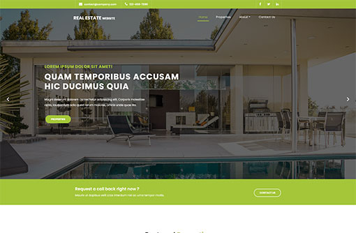 Real Estate Website Template