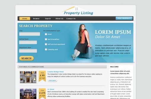 Real Estate Website Template