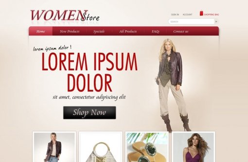 Shopping Website Template