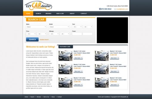 Car Website Template