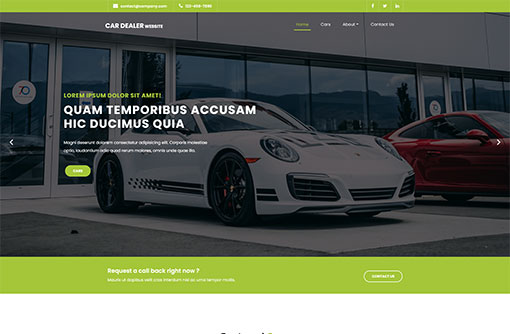 Car Website Template