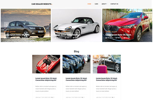 Car Website Template